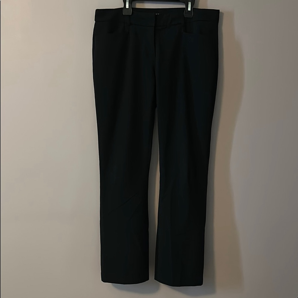 Dalia Collection Black Bootcut Dress Pants Career Workwear Size 10